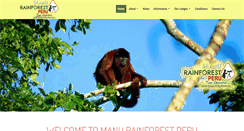 Desktop Screenshot of manurainforestperu.com